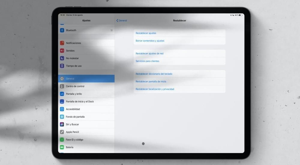 Memformat iPad Pro