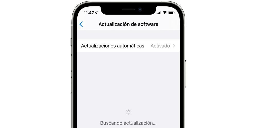 leder efter iOS-opdatering