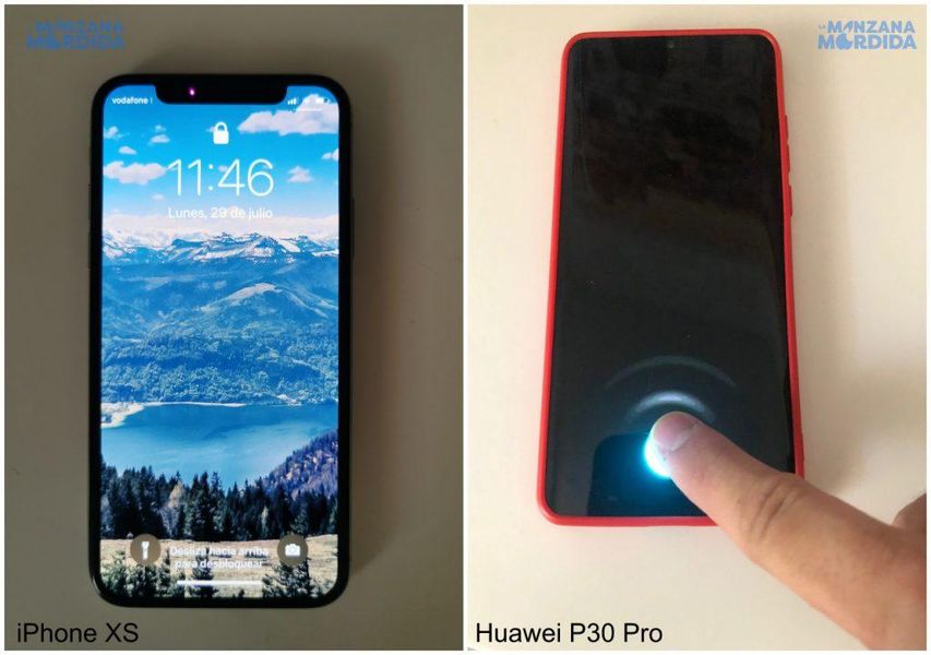 ביטול הנעילה של אייפון xs huawei p30 pro