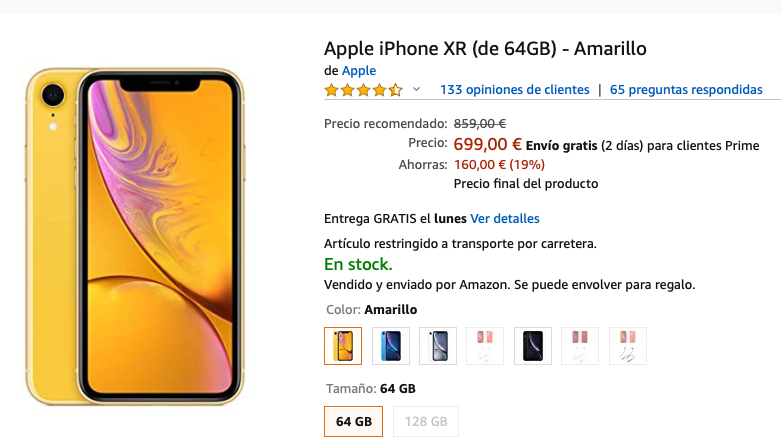 Tilbud! iPhone XR sænker prisen på Amazon med 20 %