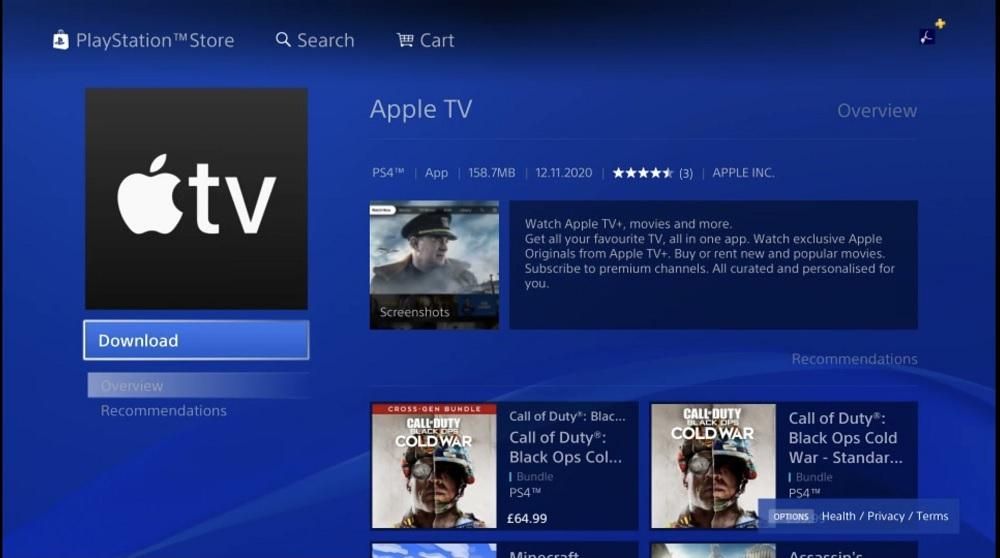 แอพ Apple TV พร้อมใช้งานแล้วบน PlayStation 5 และ Xbox Series X