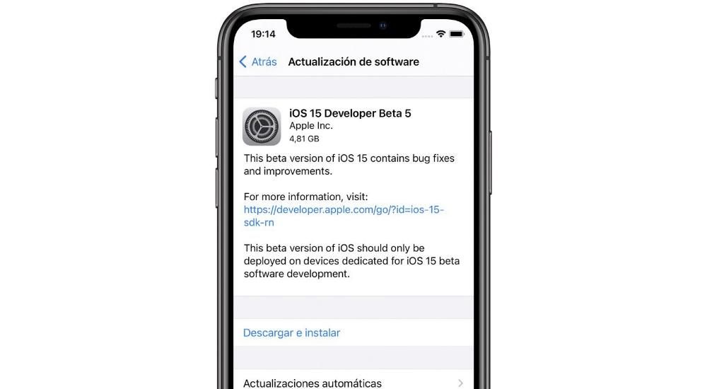 iOS 15 akan datang: Apple merilis beta 5