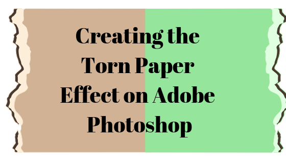 Sådan oprettes et revet stykke papir på Adobe Photoshop