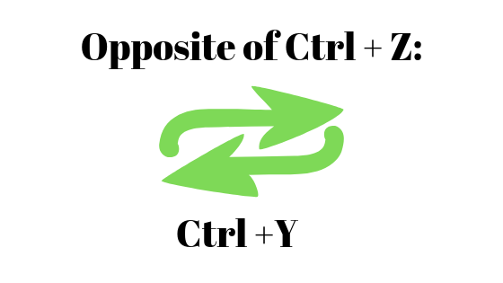 Cara Membatalkan dan Membuat semula dengan Ctrl + Z dan Ctrl + Y