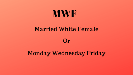 Kaj pomeni MWF?