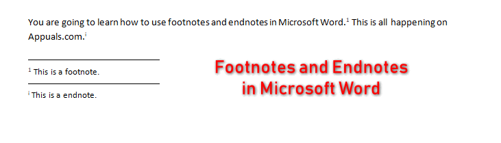 Como usar notas de rodapé e notas de fim no Microsoft Word?