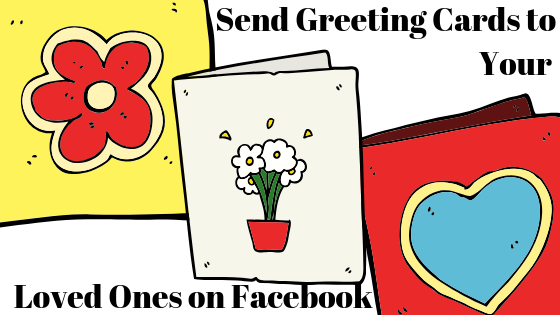 Como compartilhar um cartão comemorativo usando sua conta do Facebook