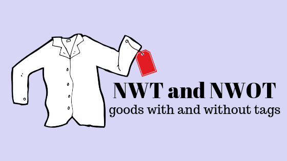 Hva står NWT og NWOT for, og når brukes det?