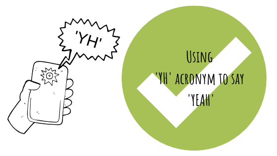Apakah maksud Akronim seperti ‘YH’?