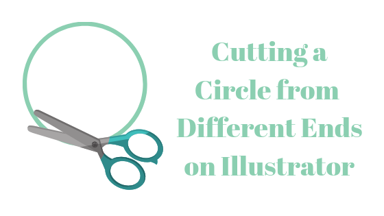 Как да изрежете кръг по различни пътища в Illustrator