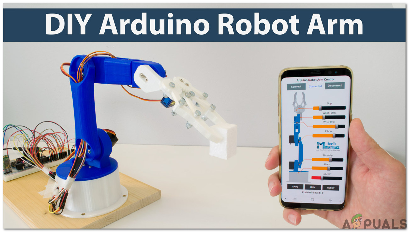 Hur man gör en DIY Arduino och Bluetooth-styrd robotarm?