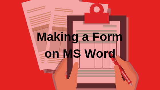 Microsoft Word'de Formlar Nasıl Oluşturulur