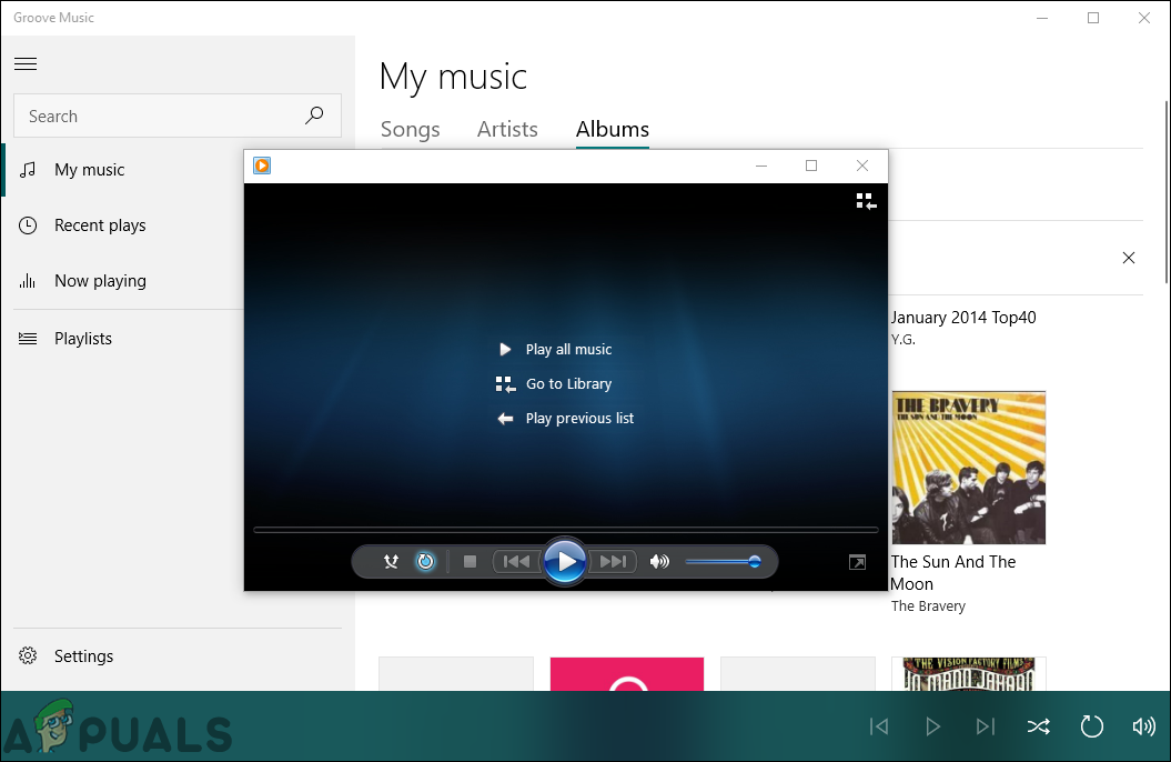 Kuo skiriasi „Groove Music“ ir „Windows Media Player“?