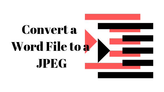 Как сохранить документ Word в формате JPEG