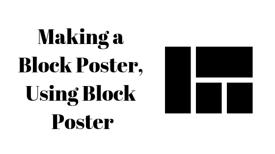 Kako uporabljati blok plakat