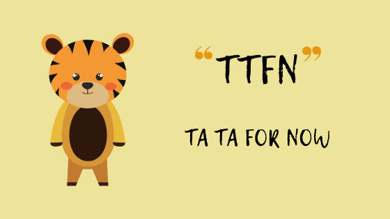 Kaj natančno pomeni TTFN?