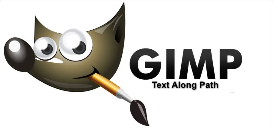 Како се користи ГИМП текст дуж путање, промена стила и боја текста?