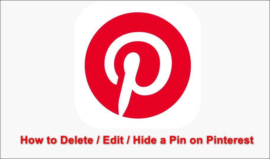Sådan slettes / redigeres / skjules en pin på Pinterest?