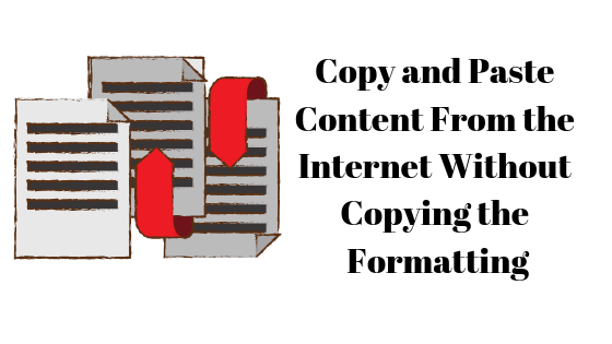 Hur man redigerar formateringen av en kopierad text från Internet