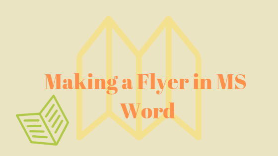 Como fazer um flyer no MS Word?