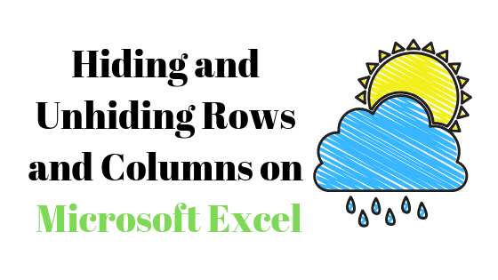 Com amagar i mostrar les files i les columnes a Microsoft Excel