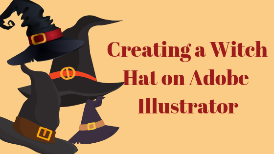 Como desenhar um chapéu de bruxa no Adobe Illustrator?