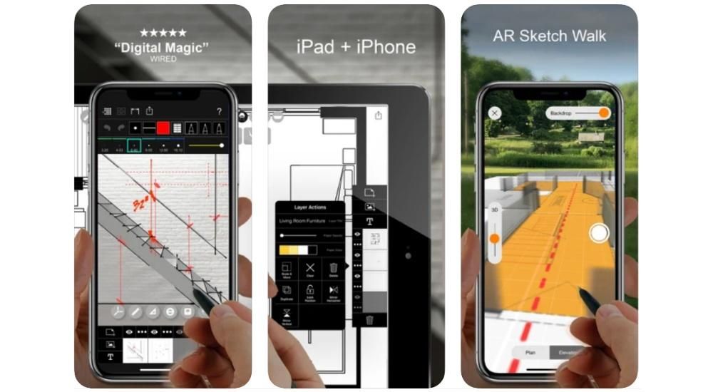 Základné aplikácie pre iPhone a iPad, ak ste architekt