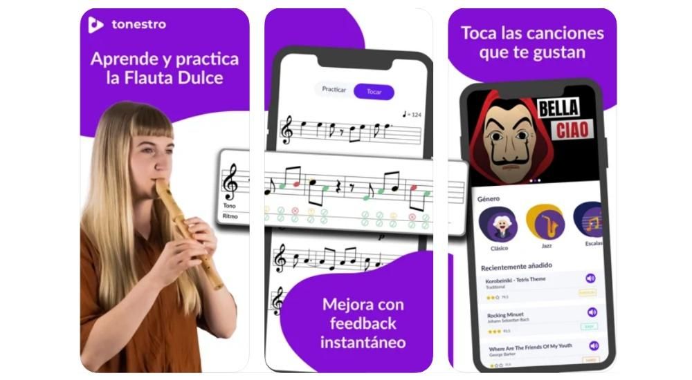 Apps d'iPhone per aprendre flauta sense molestar els veïns