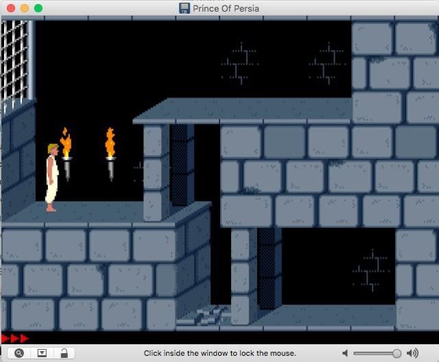 Jugar a jocs de MS-DOS (Prince of Persia) al Mac