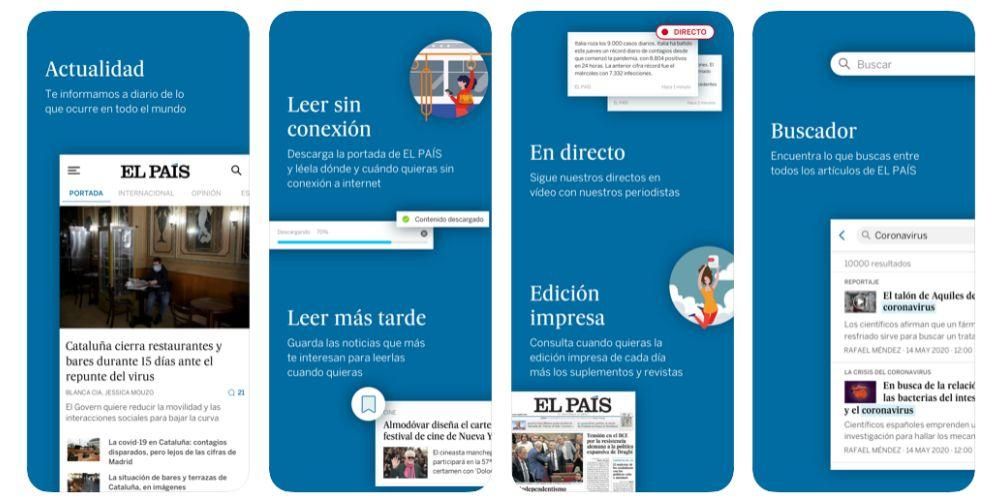Jadi Anda dapat membaca semua pers Spanyol dari iPhone atau iPad