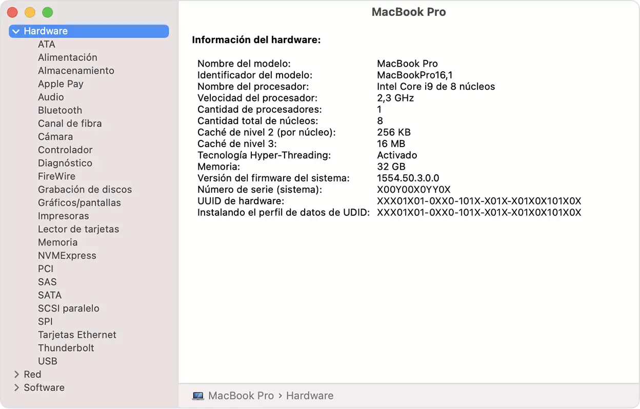 Informacije o Mac sustavu