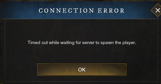 Pots arreglar el temps d'espera del nou món mentre esperes que el servidor generi el jugador