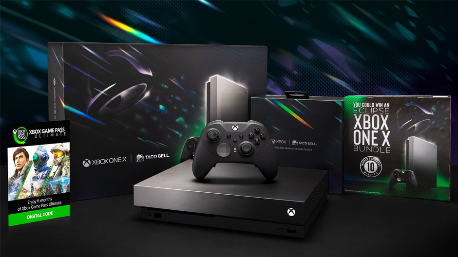 Ang Kasosyo sa Xbox Up sa Taco Bell upang Giveaway isang Limitadong Edad Pasadyang Xbox One X na may Game Pass at Elite Controller Series 2