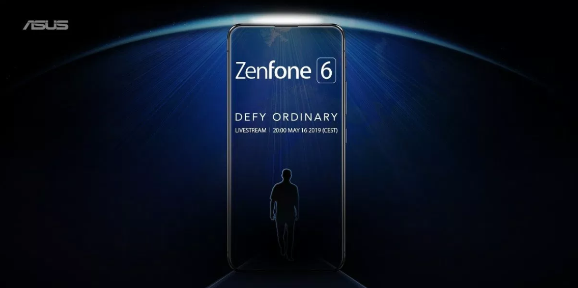 De første livebilleder af den kommende Zenfone 6 viser en skærmbillede med skydermekanisme