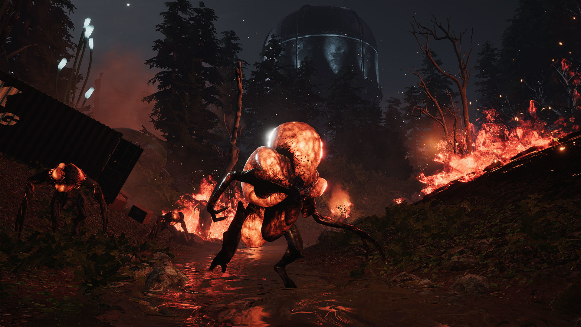 Actualizarea Infernului Earthfall adaugă un set nou de nivel în interiorul unui incendiu de pădure