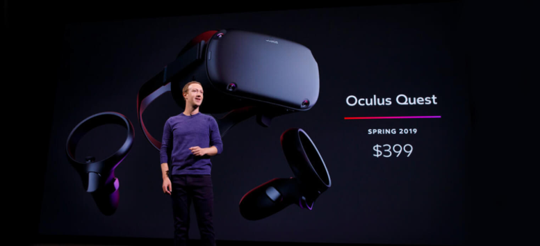 Uus Oculus Quest eraldiseisev VR-peakomplekti ja kontrolleri versioon 90 Hz värskendussageduse ja kompaktse disainiga, mille on välja töötanud Facebook