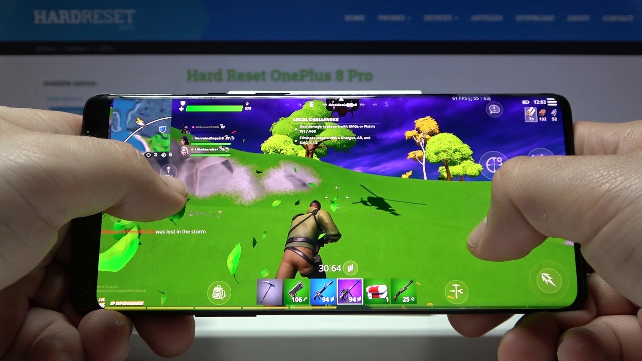 Lần đầu tiên dành cho Android Fortnite dành cho thiết bị OnePlus 8 Series để hỗ trợ GamePlay 90Hz
