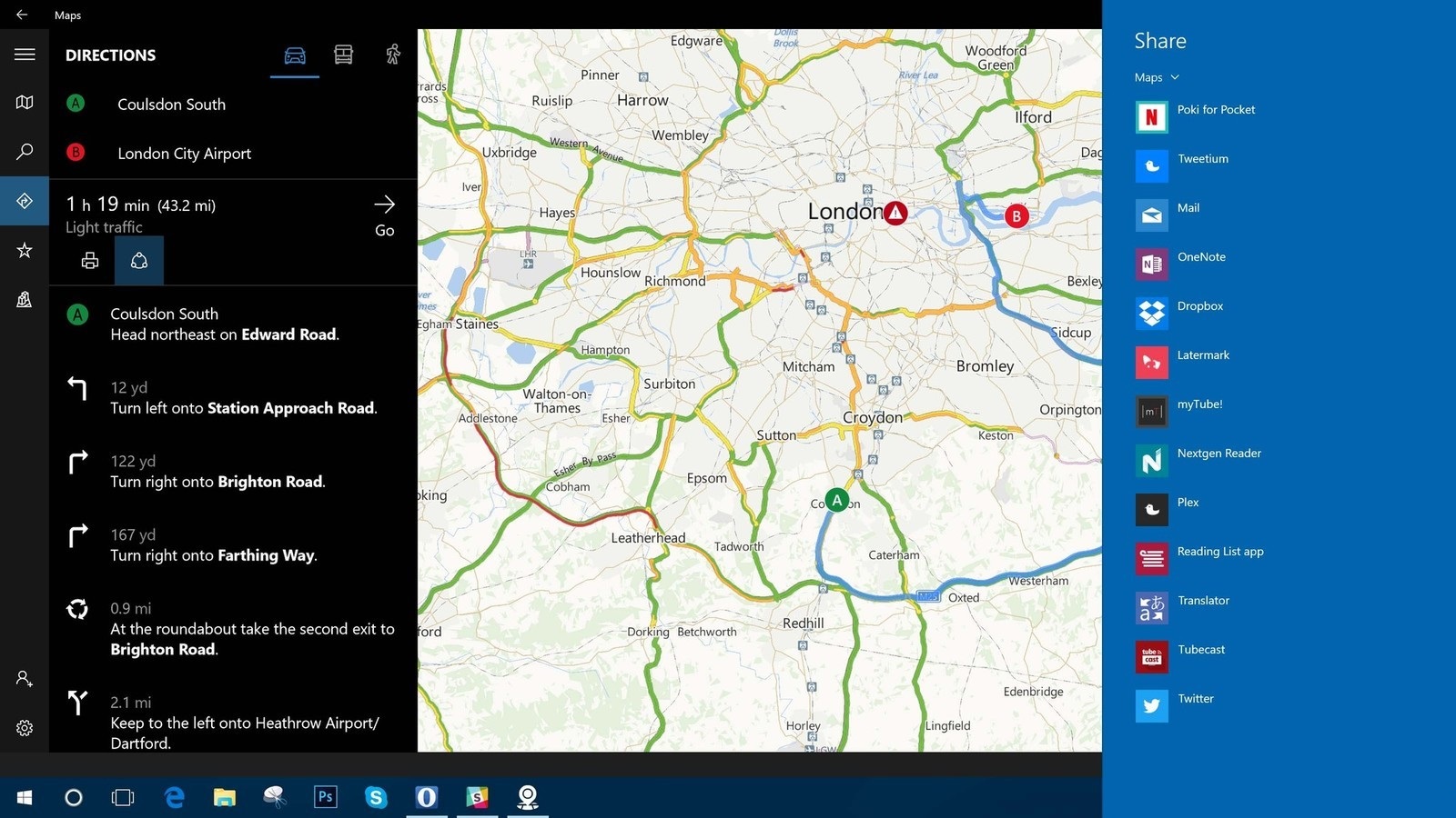 Zemljevidi sistema Windows 10 so posodobljeni tako, da prikazujejo hišne številke in slikovite poti