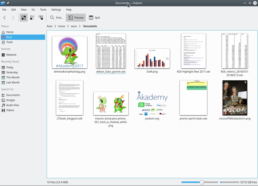 KDE-applikationer opdateret til 18.12, over 140 fejlrettelser