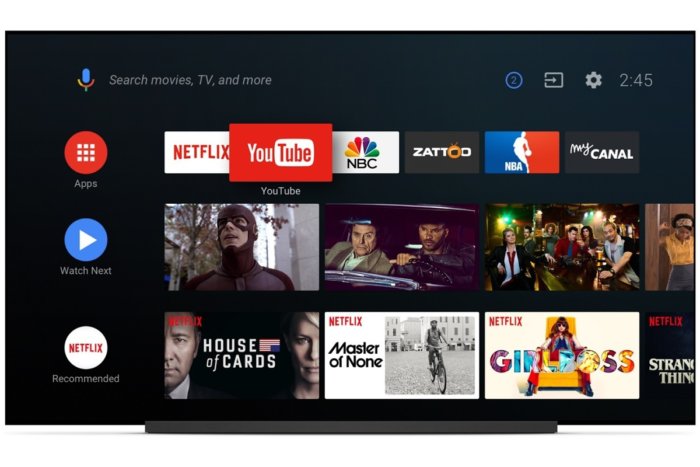 AndroidTVソフトウェア8.0OreoがNvidiaShieldTVで刷新