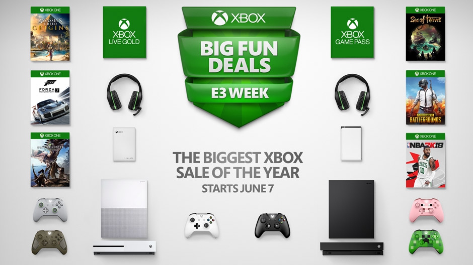 Най-голямата Xbox продажба на годината започва на 7 юни, отстъпки за Xbox One X, игри, Game Pass и т.н.