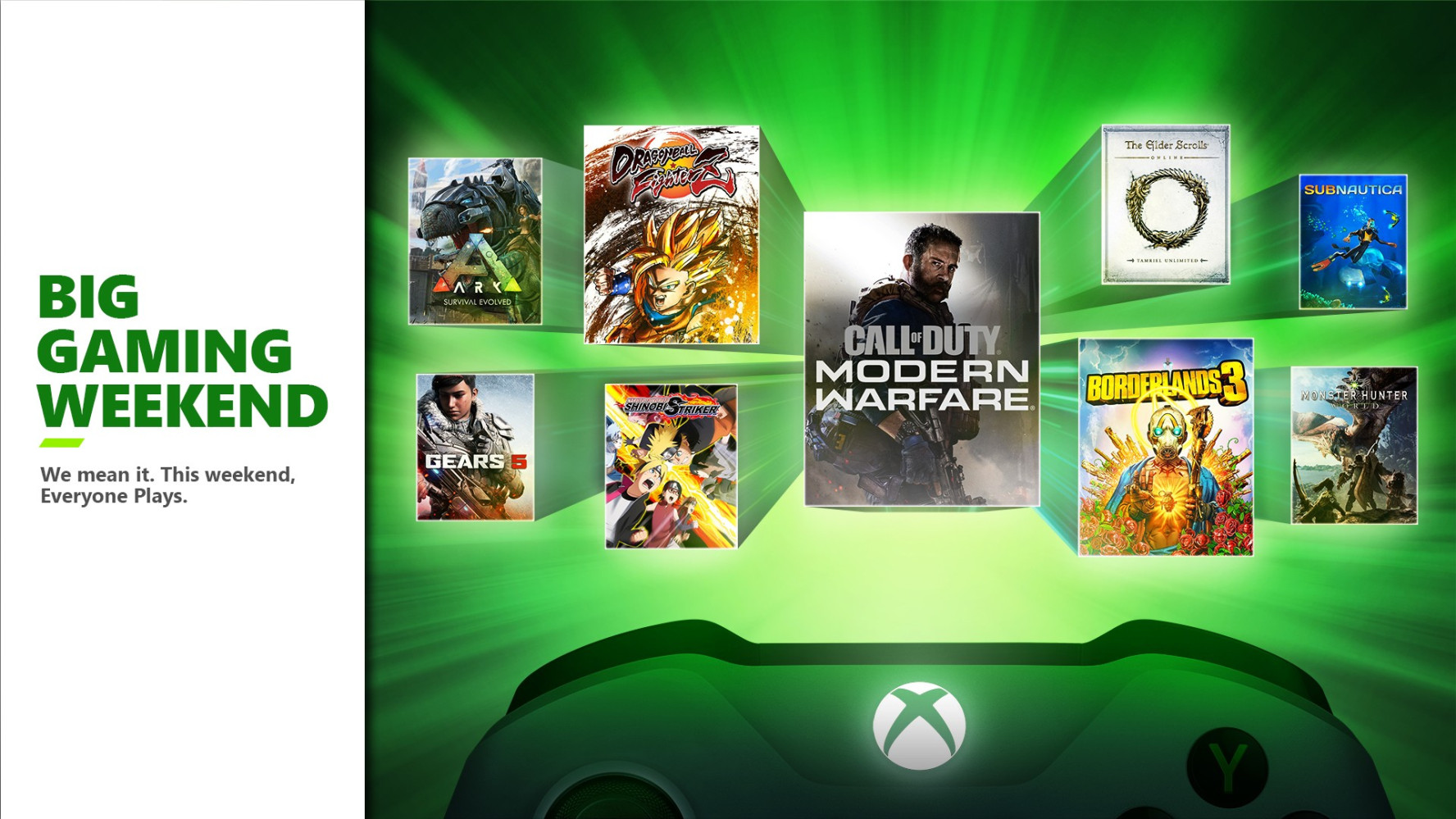 Xbox обявява голям уикенд за игри с безплатни игри за игри и онлайн мултиплейър, достъпни за всички