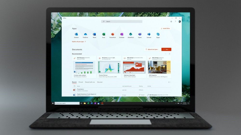 Microsoft започна да пуска новото си приложение за Office за потребители на Windows 10