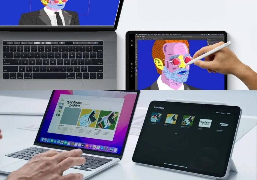 Differenze tra Universal Control e Sidecar su Mac e iPad