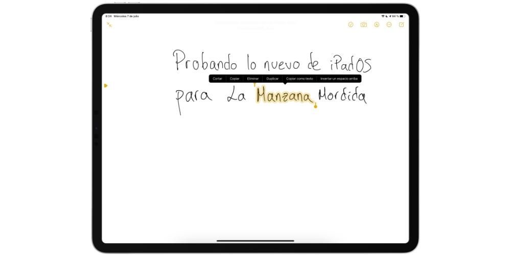 Konačno na španjolskom! Više značajki rukopisa u digitalne uređaje na iPadu
