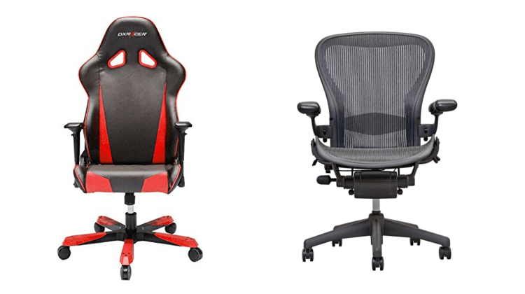 Игровые стулья против офисных стульев