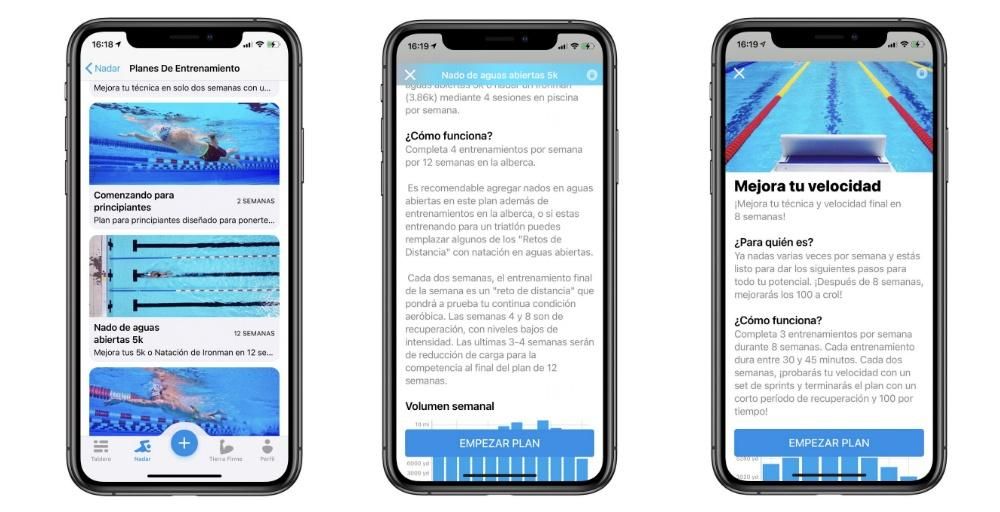 Εφαρμογή για την παρακολούθηση της προπόνησής σας στην κολύμβηση με το Apple Watch