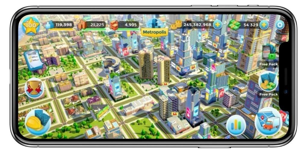 Sukurkite ir papuoškite savo miestą „iPhone“ naudodami šį žaidimą