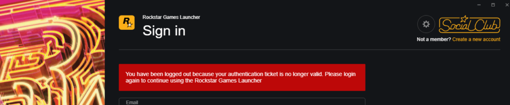 Ispravite pogrešku Rockstar Launchera 'Ulaznica za autentifikaciju više nije važeća' u RDR2 i GTA5